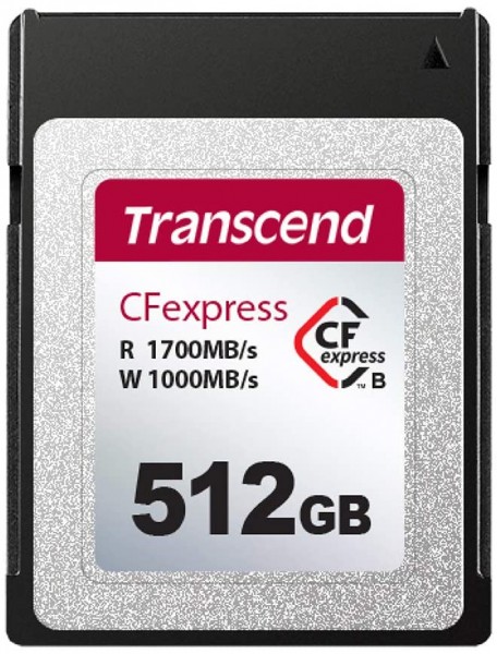 Transcend 512 GB CFexpress 1700/1000 MB/s
