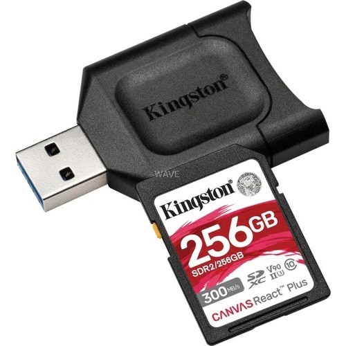 Kingston SD 256GB UHS-II 300MB/s m. Lesegerät