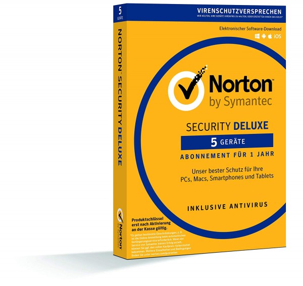 Norton Security Deluxe 5 Geräte 1 Jahr ESD Key