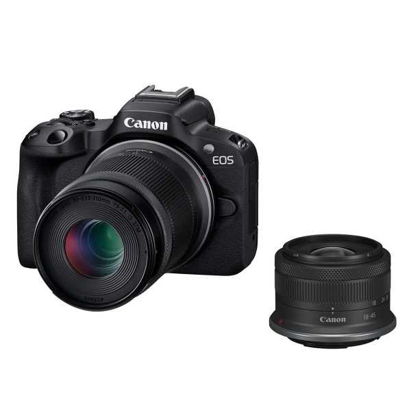 Canon EOS R50+RF-S 18-45+55-210 IS STM
